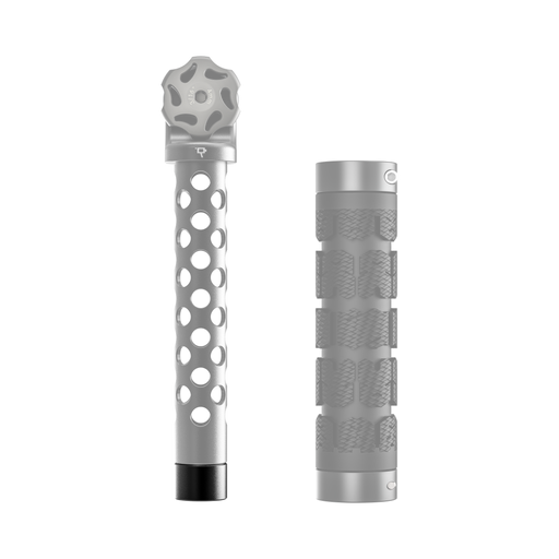 shoulder rig handgrip extension installed on  handgrip